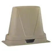 Dekorra Backflow Cover 34"x16"x26" Medium Long Heavy-Duty Plastic Brown Granite