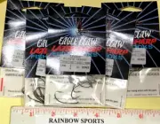 EAGLE CLAW L 80 #2 Bronze LAZER PLAIN SHANK RIG or HARNESS HOOKS - 50ea.