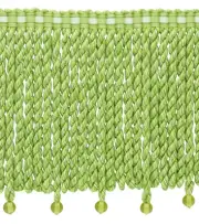 Bullion Fringe Trim with Woven Header, Color# VL11 - Cabbage Green [18 Yards]