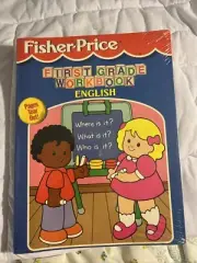 Fisher Price First Grade Work Books Phonics Reading Writing English Math New 4