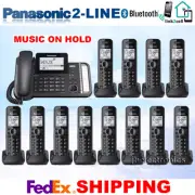 PANASONIC KX-TG9582B 2-LINE LINK2CELL - 1 CORDED PHONE + 12 CORDLESS HANDSETS