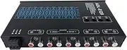Byttlerom Auto Square 9 Band Graphic Equalizer Full Series Car Amplifier Equalizer+Adjustable Filter