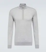 [Zegna] Zegna Wool half-zip sweater AU 96 grey