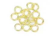 100pcs 18k Yellow Gold Strong 304 Stainless Steel Open Split Jump Rings Connector Loop