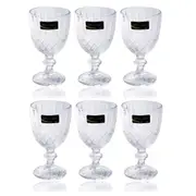 Glass Footed Drinking Tumbler Set of 6 Pcs