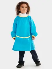 Kids School Art Smock - Aqua