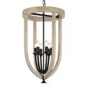 Telbix Lighting Hosley 6 Lights Pendant Light - Black