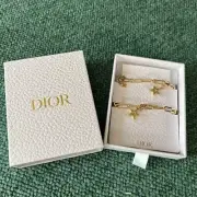 Christian Dior Novelty Star Strap Key Chain Gold Japan