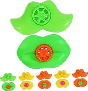 JUMPLAWN 1Set Funny Lip Whistle for Reusable Plastic for Parties and Festivals and Safe Party for Endless Fun