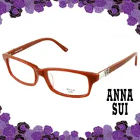 在飛比找ETMall東森購物網優惠-Anna Sui 安娜蘇 經典薔薇金屬蝴蝶花園造型眼鏡(茶色