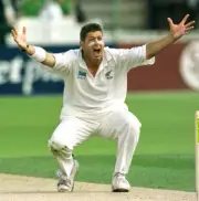 Geoff Allott New Zealand Old Player Cricket Photo 1