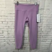 Athleta Mid-rise Elation 7/8 Tight Leggings Light Purple Periwinkle NWT Small