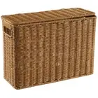 Collapsible Laundry Baskets Narrow and Tall Storage Box with Lid