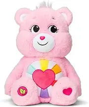 Care Bears 22139 14 Inch Medium Plush Hopeful Heart Bear, Collectable Cute Plush Toy, Cuddly Toys for Children, Soft Toys for Girls and Boys, Cute Teddies Suitable for Girls and Boys Aged 4 Years +