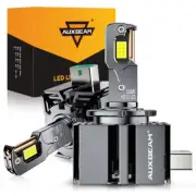 AUXBEAM LED Headlight Bulbs Replace D3S D3R HID Xenon Super White Conversion Kit (for: Porsche)