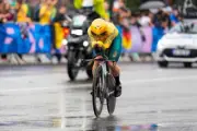 Grace Brown Cycling Time Trial 2024 Paris Gold Medal win Photo 7