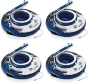 Intex Mega Chill Pool Inflatable Floating 24 Beverage Cooler Holder (4 Pack)