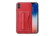 For iPhone XS MAX Cover,Luxury Light Leather Back Shell Phone Case,Red