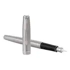Parker Sonnet Fountain Pen F Fine Stainless Steel CT Dual Use 146mm New