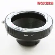 Nikon F mount AI AI-S lens to C mount adapter 16mm film format 1 inch cinema