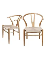 [Levede] 2x Wooden Dining Chair in Oak