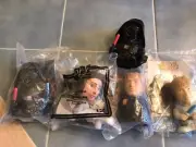 Star Wars McDonald’s Princess Leia Burger King Darth Vader & 2 Luke Skywalkers
