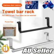 Towel Rail Cupboard Hanger Bar Over Door Kitchen Rack BathroomCGea Hook Holder C