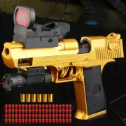 Mechanical Continuous Fire Desert Eagle Pistol Shell Ejection Empty Hanging