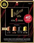 Extra Strong Coffee Pods | 100% Arabica | Nespresso Compatible | 40-Pack Variety