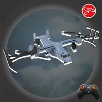 在飛比找momo購物網優惠-【瑪琍歐玩具】V-22魚鷹旋翼機/V22(飛行器適合在室內飛