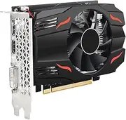 Rx550 Graphics Card 4Gb/Gddr5/128Bit Ry 1365Mhz Core Frequency Dp+Hd Ports for Office Game Black