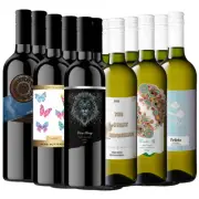 12x Mixed Red White Wine 750ml 2022 SA Shiraz Pinot Grigio -2A2B2LK2M2E2F