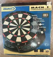 Halex Tournament MACH 1 2000 8 Player LCD Electronic Dart Board NEW