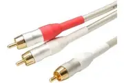 RCA Male to 2 RCA Male Audiophile grade Cable - 1.2M
