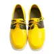 美國加州 PONIC&Co. BASIL 防水輕量 洞洞綁帶帆船鞋 雨鞋 黃色 男女 平底紳士鞋 環保休閒膠鞋 懶人鞋