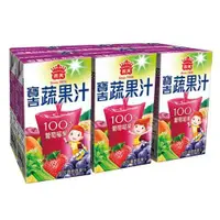 在飛比找ETMall東森購物網優惠-M-義美寶吉蔬果汁葡萄莓果125ml*6【愛買】