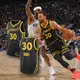 Nike 球衣 Curry 黑 黃 NBA 金洲勇士 舊金山 柯瑞 城市版 【ACS】 DX8502-011