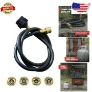 5-ft Bulk Tank Hose Adapter for Effortless Outdoor Cooking - Propane Compatible