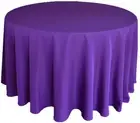 Wedding Linens Inc. 90" Round Polyester Tablecloth Party Table Linens Covers