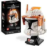 LEGO® Star Wars™ Clone Commander Cody™ Helmet 75350 Building Kit for Adults; Collectible, Brick-Built Memorabilia for Display; Fun Toy Set for Fans