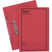 NEW Avery 86814 Spring Transfer File Foolscap Red Box 25 Folders Filing