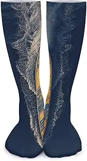[GHBNK] Soft Thick Socks Crew Athletic Socks Polar Bears Northern Lights Winter Warm Stockings for Women Men