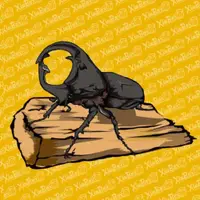在飛比找蝦皮購物優惠-神馬大兜 蟲 非洲大兜 甲蟲 獨角仙 昆蟲 插畫 文創 白 