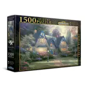 1500pc Harlington Thomas Kinkade Family/Kids Puzzle Winsor Manor 8yrs+ 83x61cm