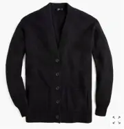 J.CREW J Crew ~ New! NWT XXS ~ Black SUPER Yarn Alpaca Long Cardigan Sweater a77