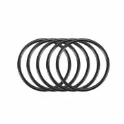 30pcs Black Nitrile Butadiene Rubber NBR O-Ring 15mm Inner Dia 1mm Width✦KD