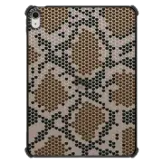 iPad Air 11-inch (M2/M3) iPad Impact Case Brown Heart Snake Print
