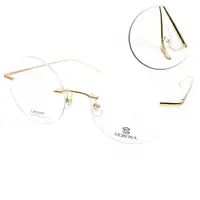 在飛比找PChome24h購物優惠-SEROVA眼鏡 與龍共舞女主角配戴款(金) #SL114 