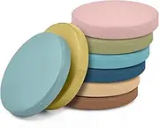 Juexica 8 Pcs Extra Thick Flexible Seating Floor Cushions Assorted Colored Floor Pillow Classroom Seat Cushions Soft Classroom Seating for Kids Learning Daycare School Chair(Advanced Color)