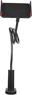Uonlytech Clip Gooseneck Phone and Tablet Holder with Rotation Adjustable Clip Stand for Home Office Flexible Design with Pads for Scratch Protection
